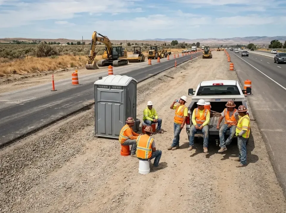 highway-road-construction-crew-007 — frequently asked questions, Porta Potty and Restroom Rentals in Bermuda Dunes, CA